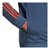 adidas Men's 3-Stripes Tricot Full Zip Jacket