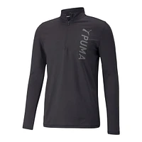 Puma Men's Train Fit  1/4 Zip Long Sleeve Top