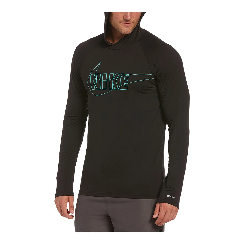 Nike Men's Outline Logo Hooded T Shirt