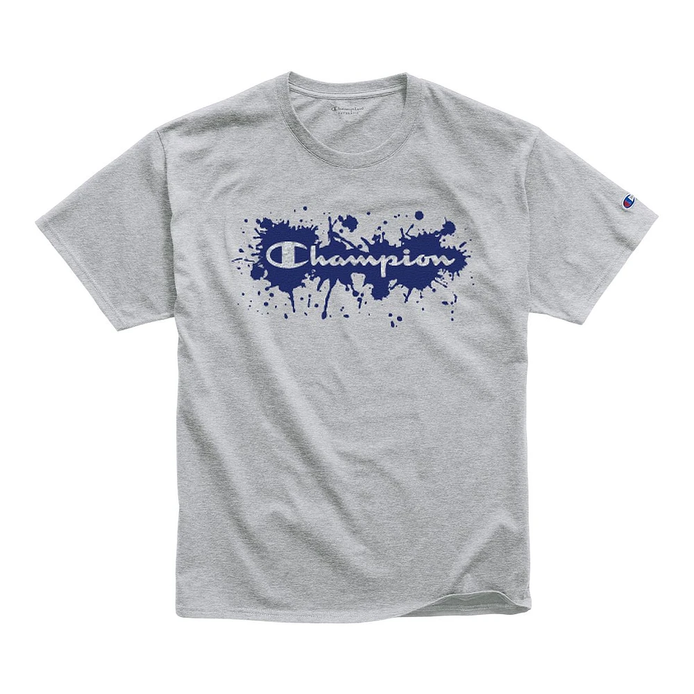 Champion Men's Classic Paint Splatter T Shirt