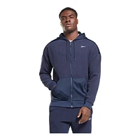 Reebok Men's Thermowarm Full Zip Sweatshirt Hoodie, Fleece