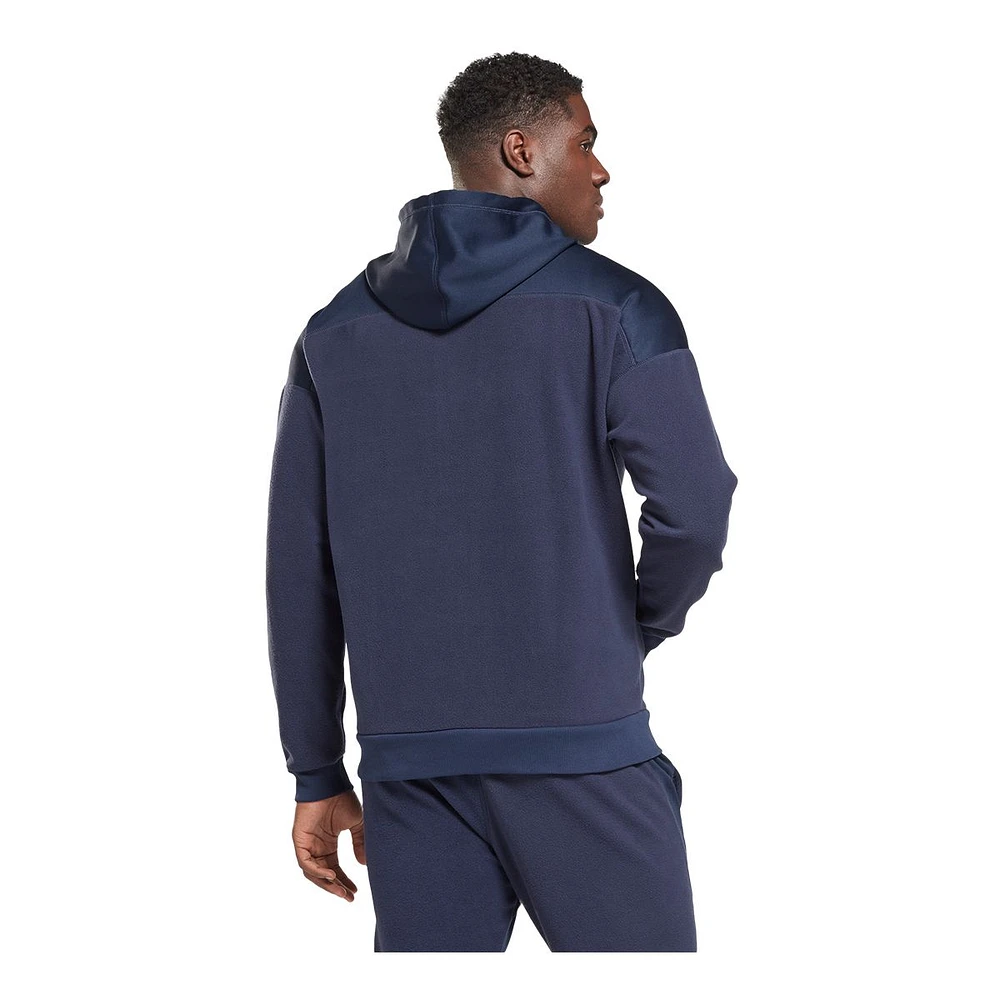 Reebok Men's Thermowarm Full Zip Sweatshirt Hoodie, Fleece