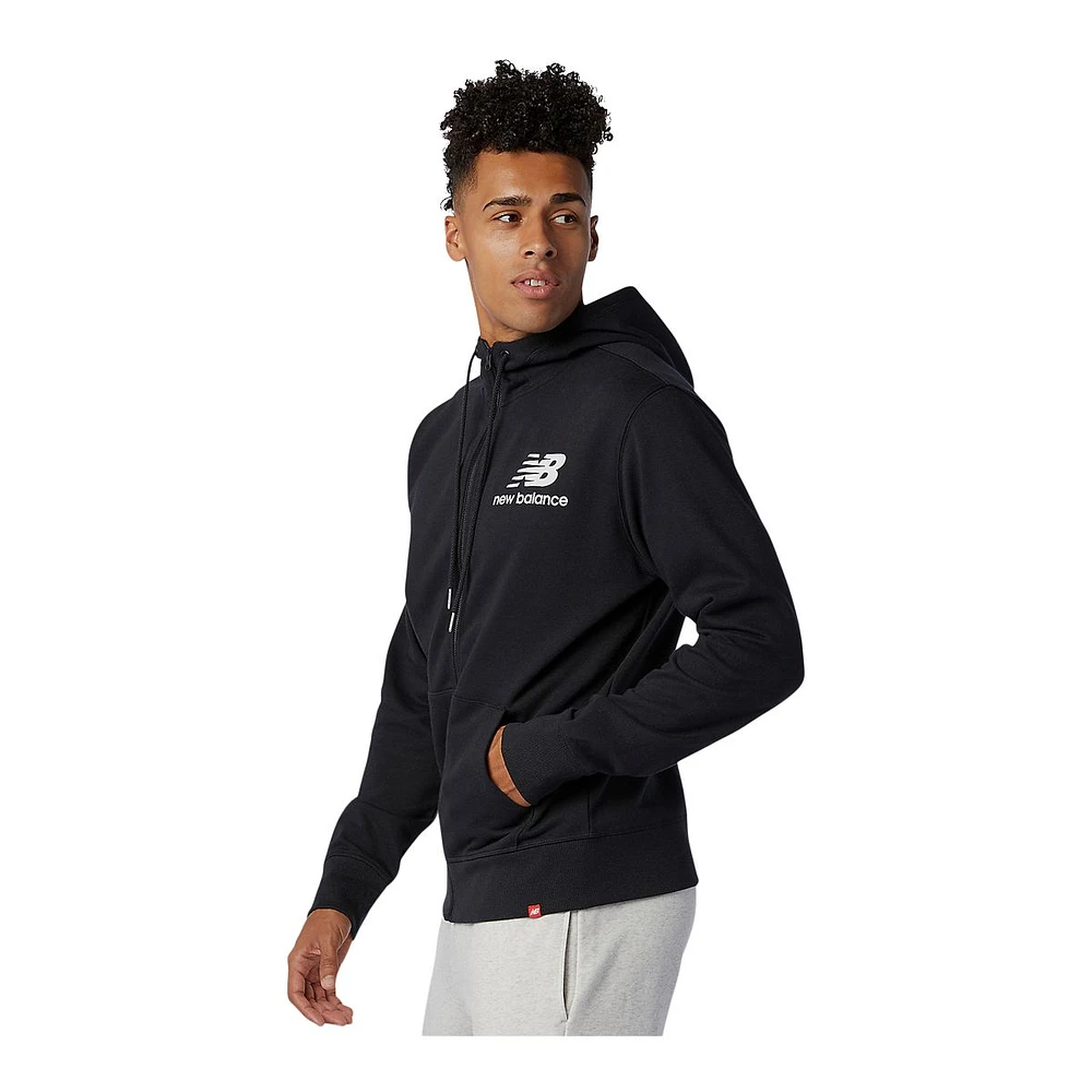 New Balance Men's Essential Stacked Full Zip Hoodie