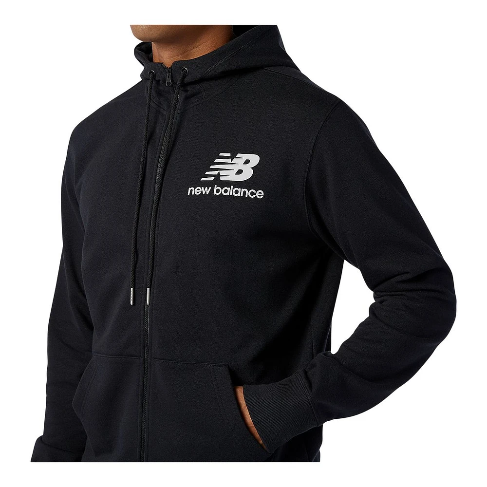 New Balance Men's Essential Stacked Full Zip Hoodie