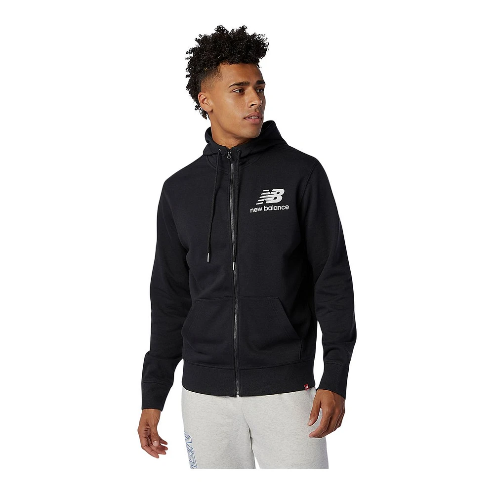 New Balance Men's Essential Stacked Full Zip Hoodie