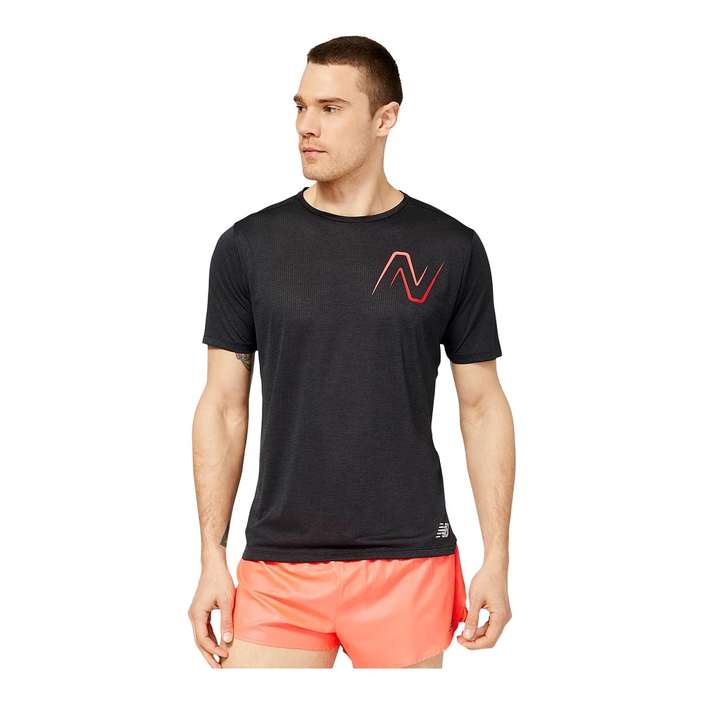 New Balance Men's Graphic Impact Run T Shirt