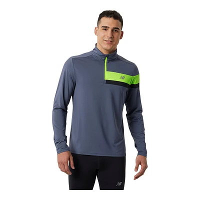 New Balance Men's Accelerate 1/4 Zip Long Sleeve Top