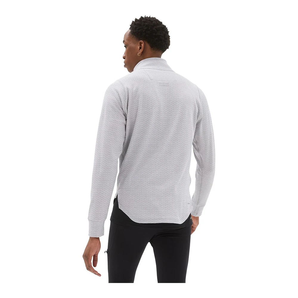 New Balance Men's Heat Grid Half Zip Long Sleeve Top