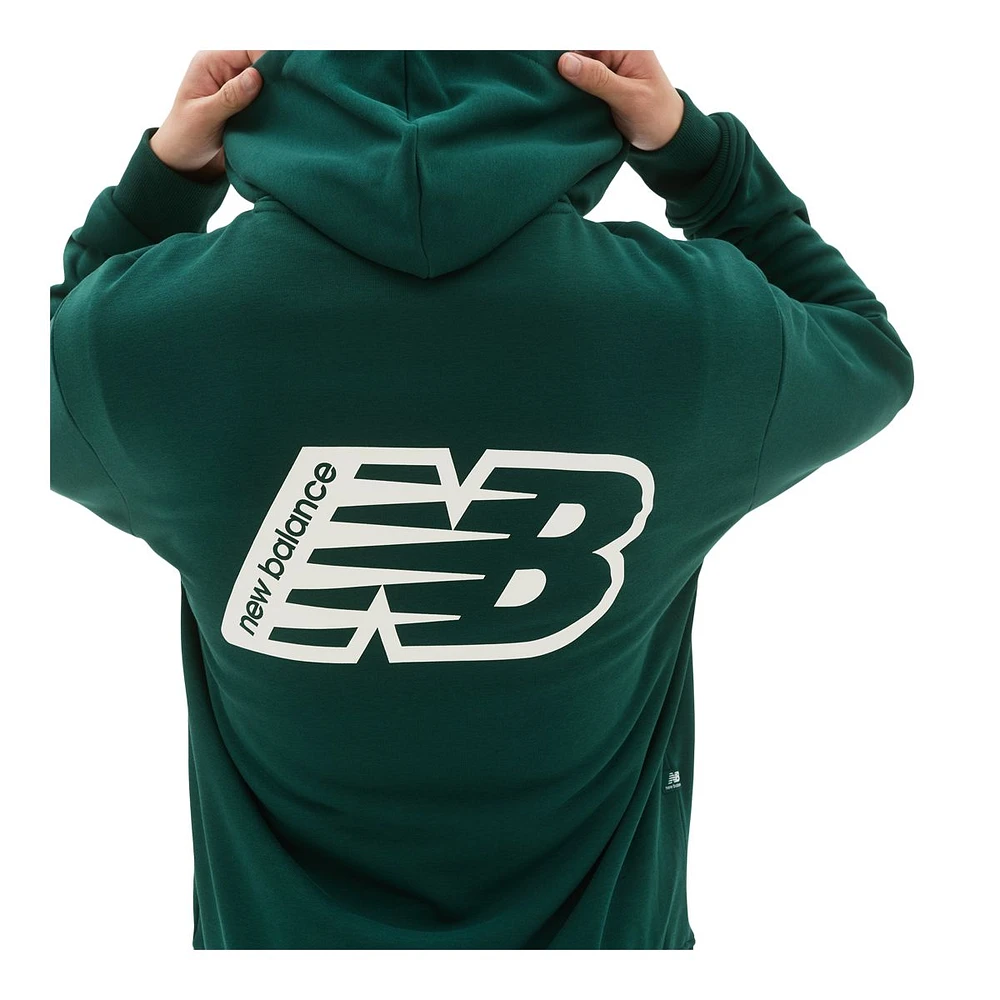 New Balance Men's Essentials Fleece Pullover Hoodie