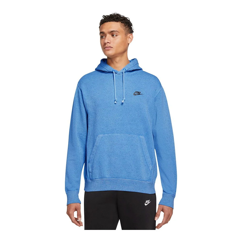 Nike Sportswear Men's Club+ Brushed-Back Revival Hoodie, Pullover, Fleece, Drawstring