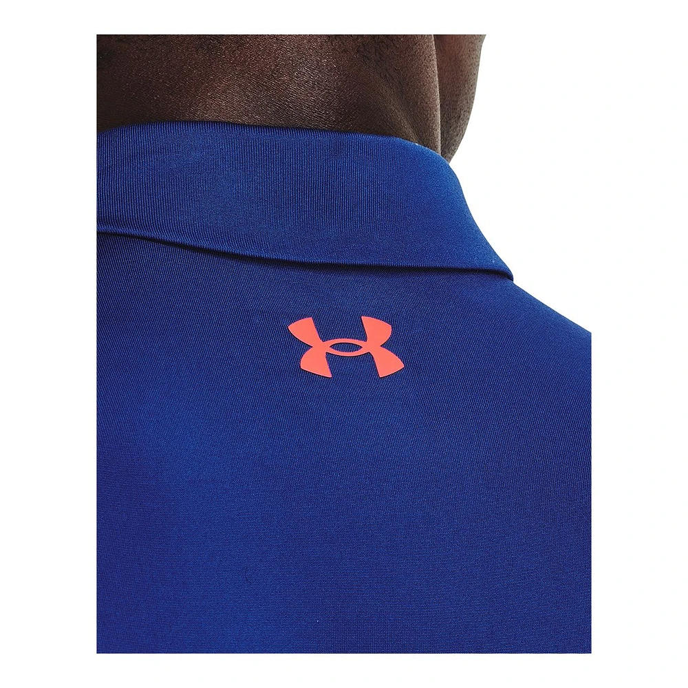 Under Armour Golf Men's Playoff 2.0 Short Sleeve Polo T Shirt, UPF 30