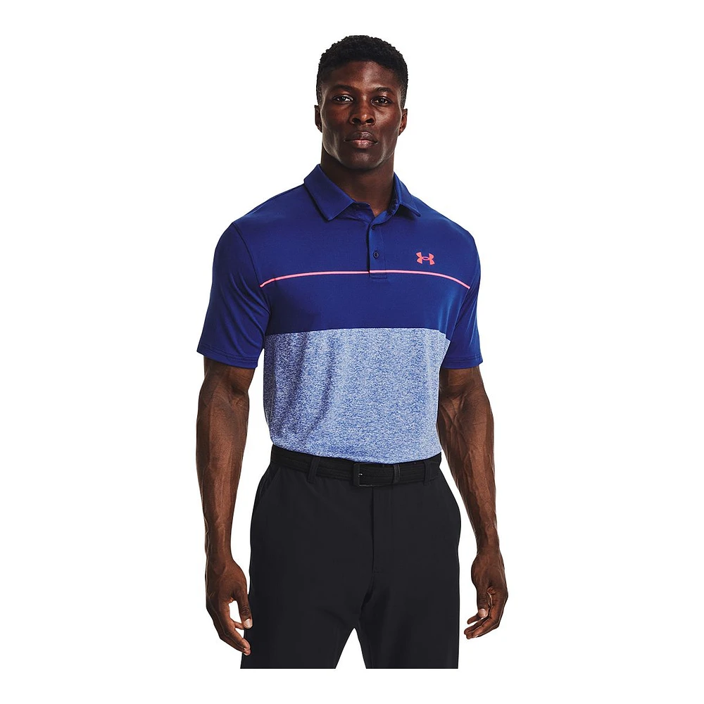 Under Armour Golf Men's Playoff 2.0 Short Sleeve Polo T Shirt, UPF 30