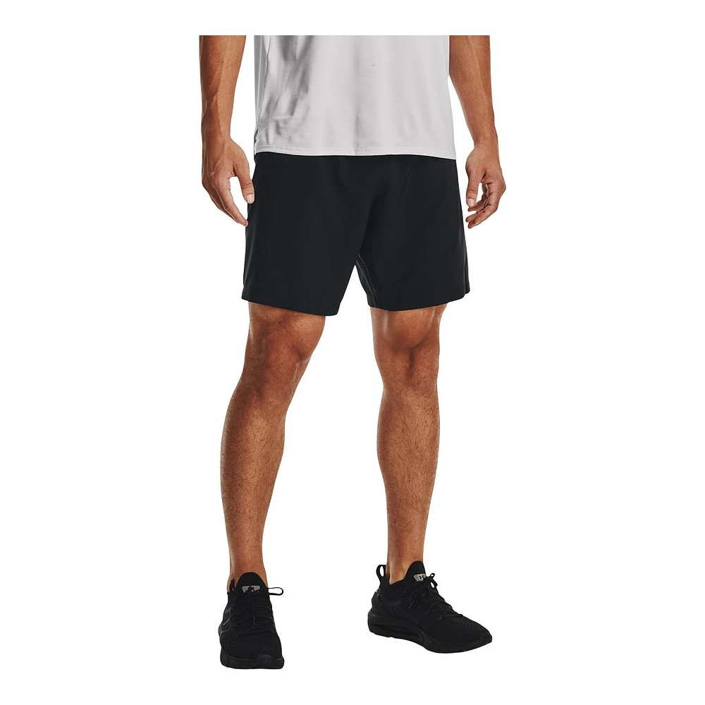 Under Armour Men's Woven Graphic 8" Shorts, Loose/Relaxed Fit, Gym, Drawstring, Lightweight