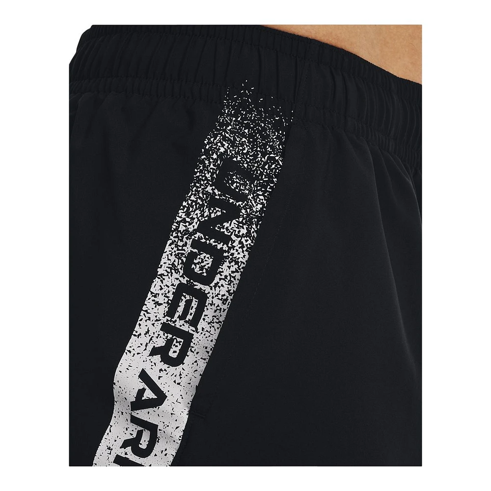 Under Armour Men's Woven Graphic 8" Shorts, Loose/Relaxed Fit, Gym, Drawstring, Lightweight