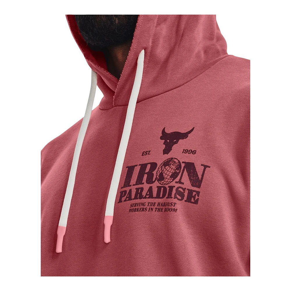 Under Armour Men's Project Rock Heavy Terry Pullover Hoodie