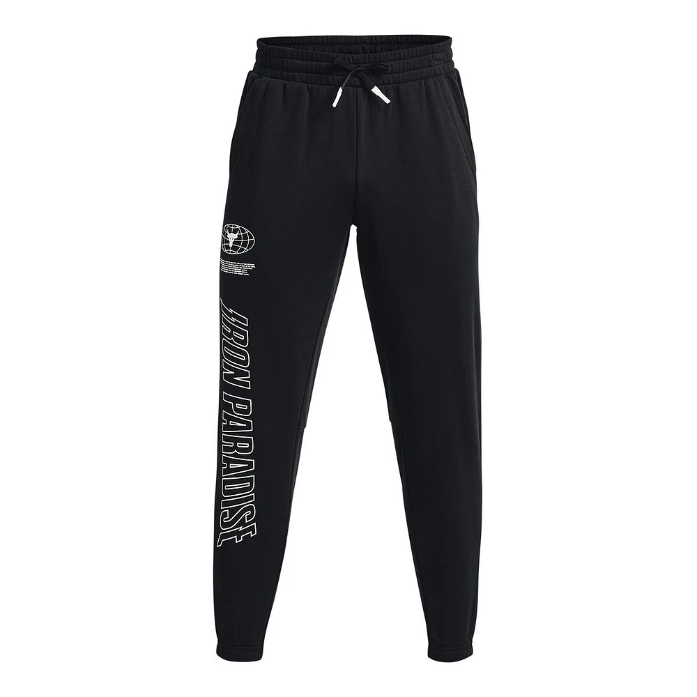 Under Armour Men's Project Rock Rival Fleece Jogger Pants