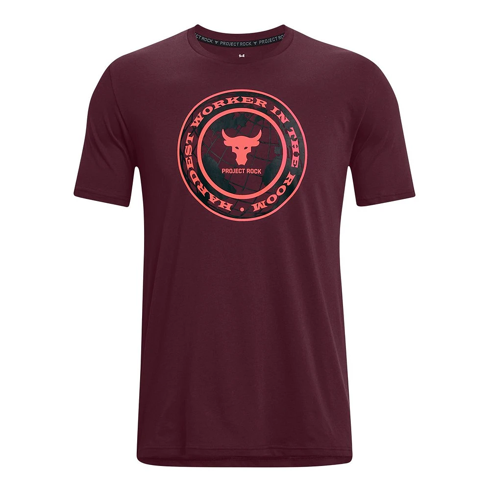 Under Armour Men's Project Rock Globe T Shirt