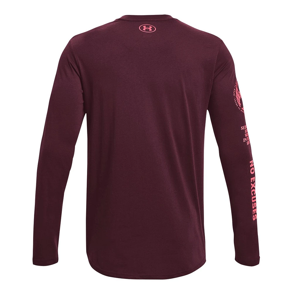 Under Armour Men's Project Rock Iron Paradise Long Sleeve T Shirt