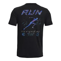 Under Armour Men's Run Anywhere Stack Graphic T Shirt