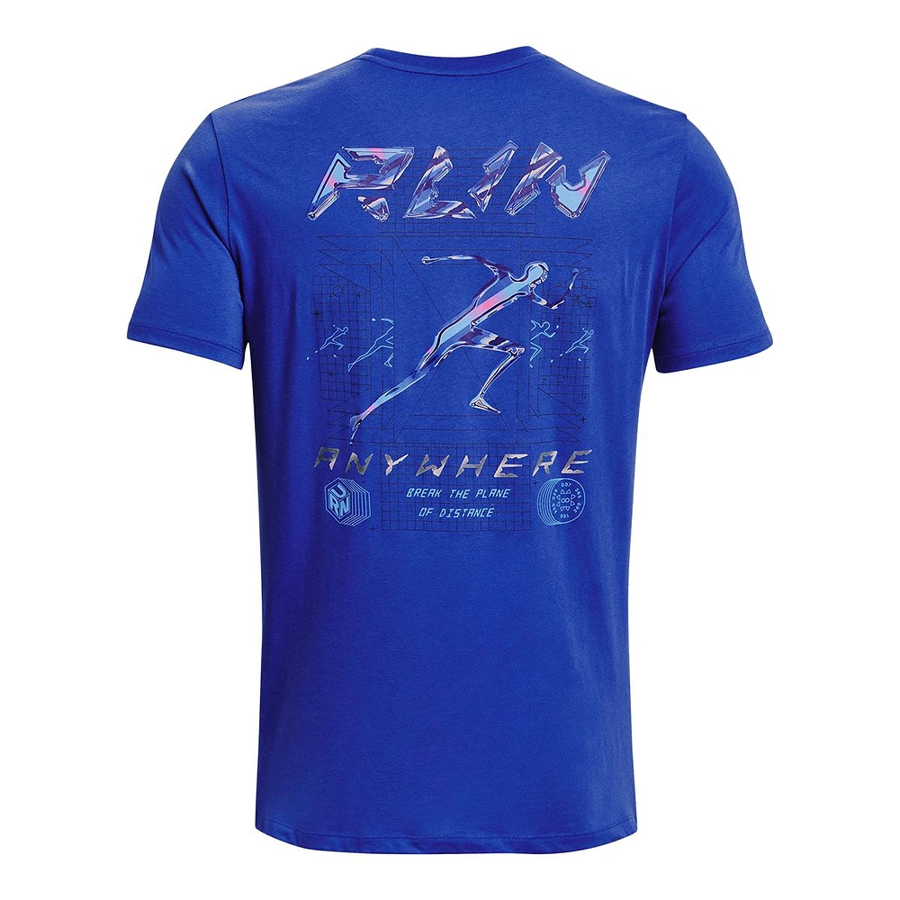 Under Armour Men's Run Anywhere Stack Graphic T Shirt