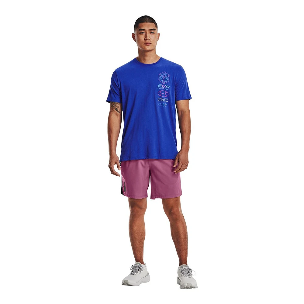 Under Armour Men's Run Anywhere Stack Graphic T Shirt