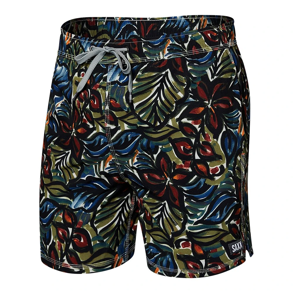 Saxx Men's Oh Buoy 2 1 Swim Volley Shorts, 5", Quick-Dry, With Mesh Liner