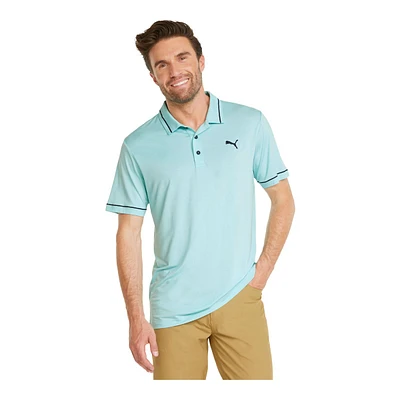 PUMA Golf Men's CLOUDSPUN Monarch Short Sleeve Polo T Shirt