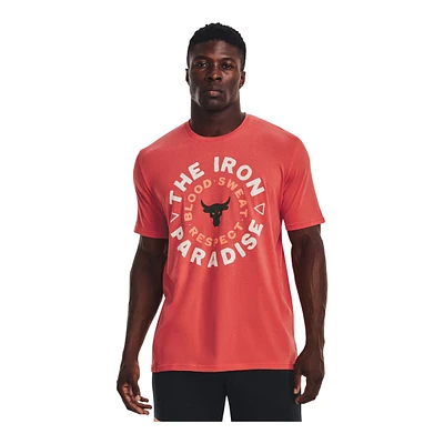 Under Armour Men's Project Rock Iron Circle T Shirt