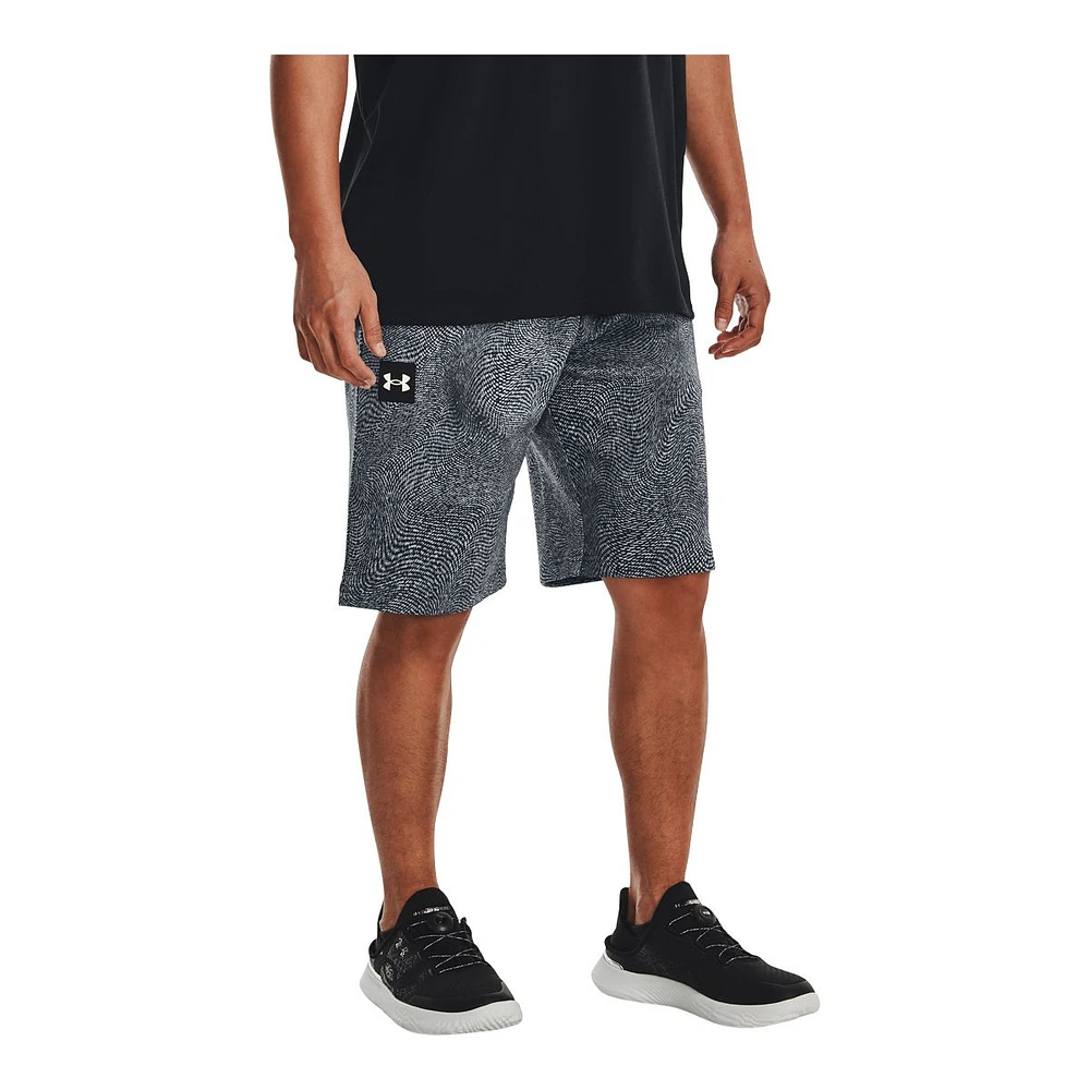 Under Armour Men's Rival Fleece Printed Shorts