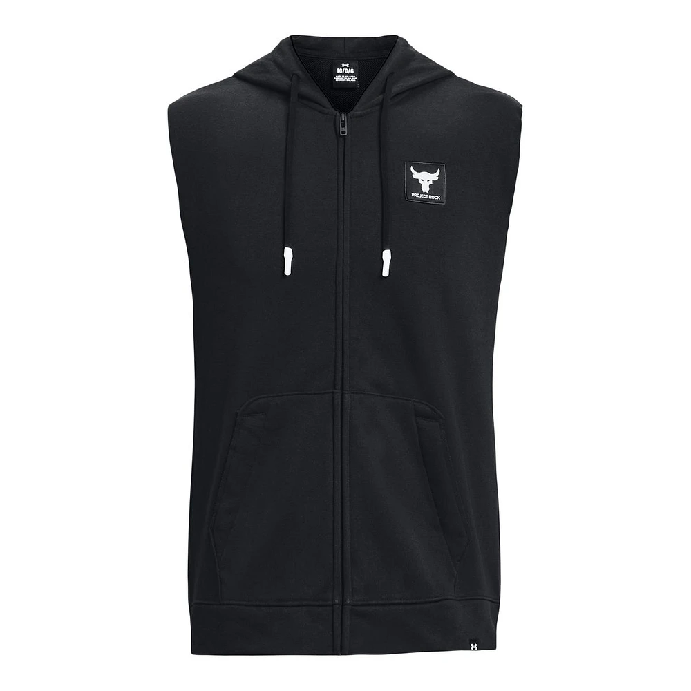 Under Armour Men's Project Rock Heavyweight Terry SL Full Zip Hoodie