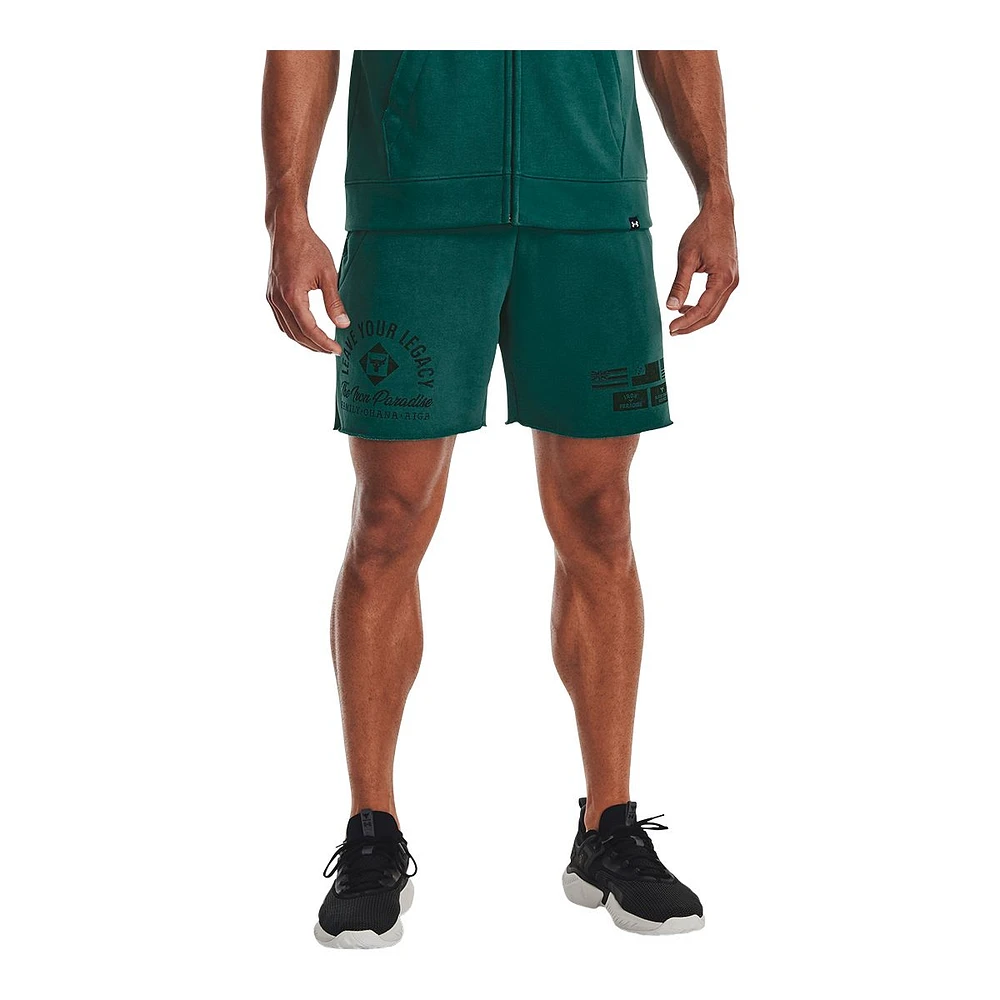 Under Armour Men's Project Rock Legacy Heavyweight Terry Shorts