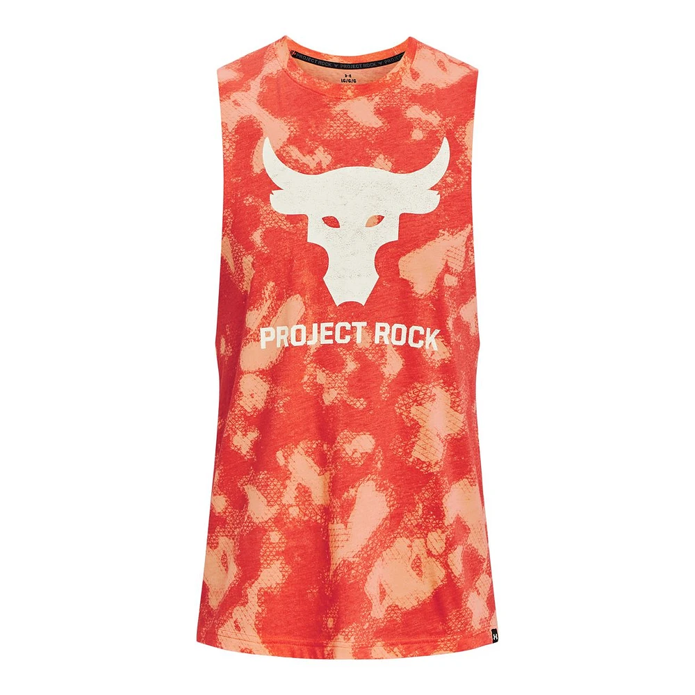 Under Armour Men's Project Rock All Over Print Brahma Tank