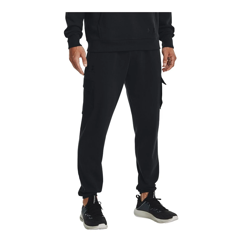 Under Armour Men's Heavyweight Terry Cargo Jogger Pants