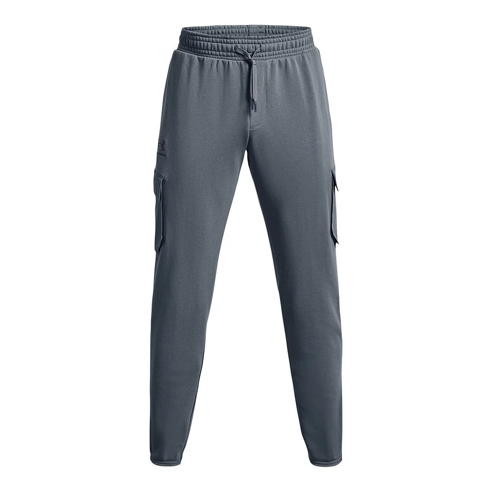 Under Armour Men's Heavyweight Terry Cargo Jogger Pants