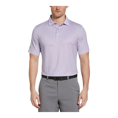 Callaway Men's Ombre Chev Print Polo T Shirt