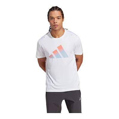 adidas Men's Run Icons 3 Bar T Shirt