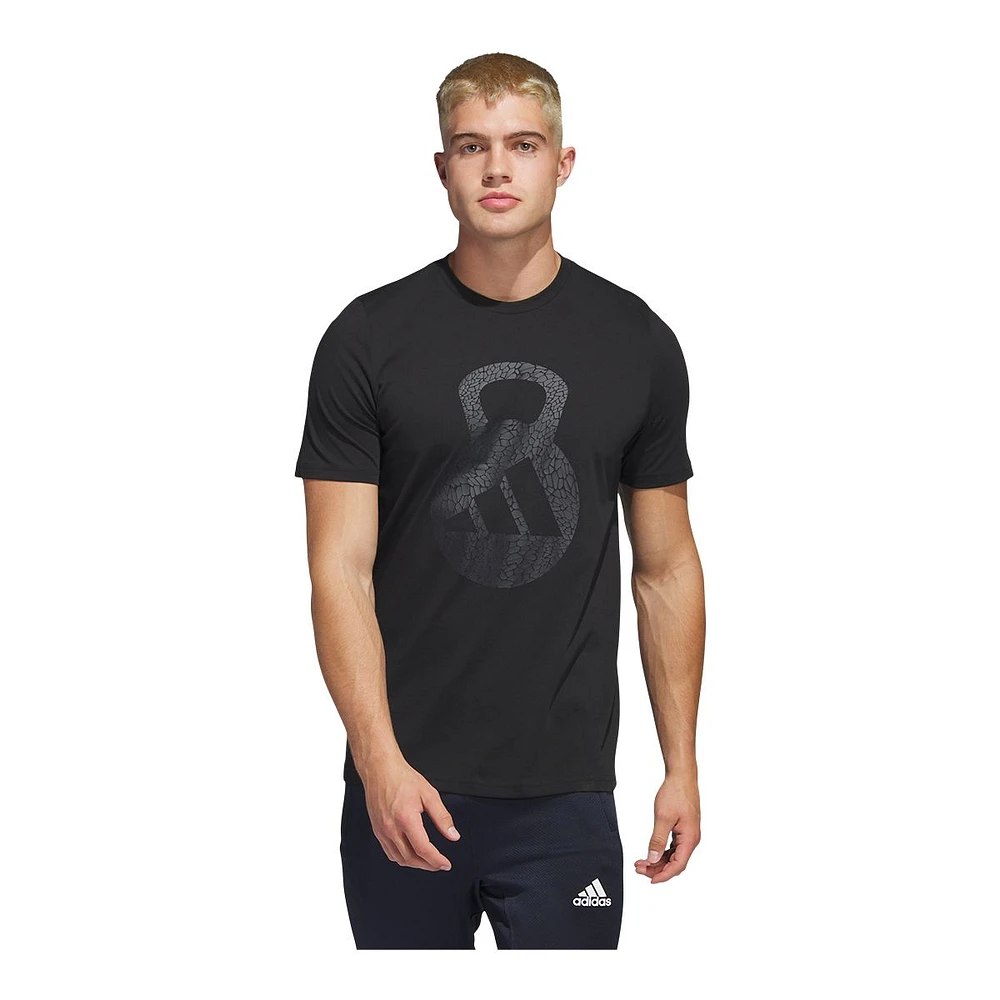 adidas Men's Kettlebell Logo T Shirt