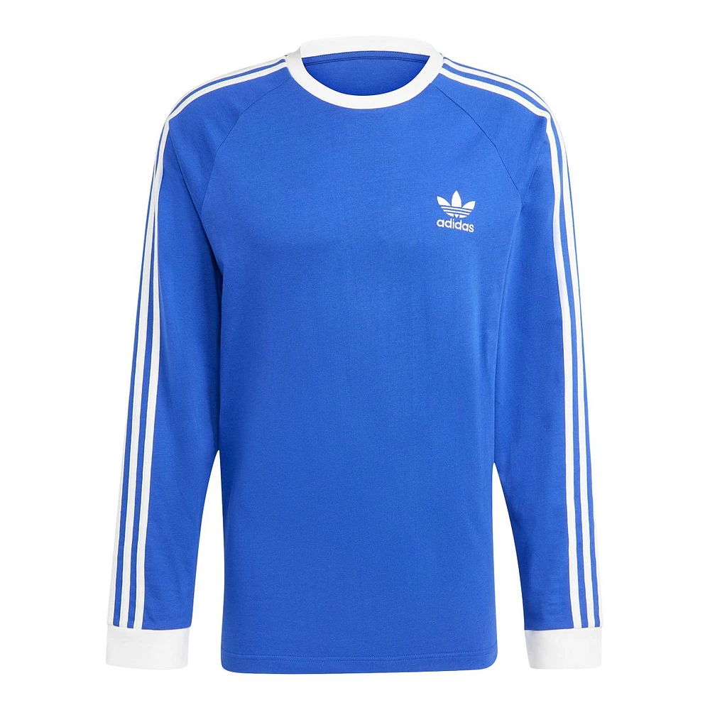 adidas Originals Men's 3-Stripes Long Sleeve T Shirt