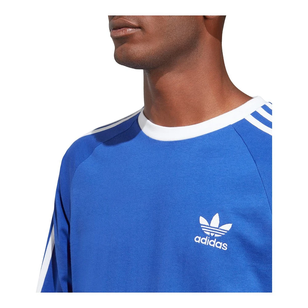 adidas Originals Men's 3-Stripes Long Sleeve T Shirt