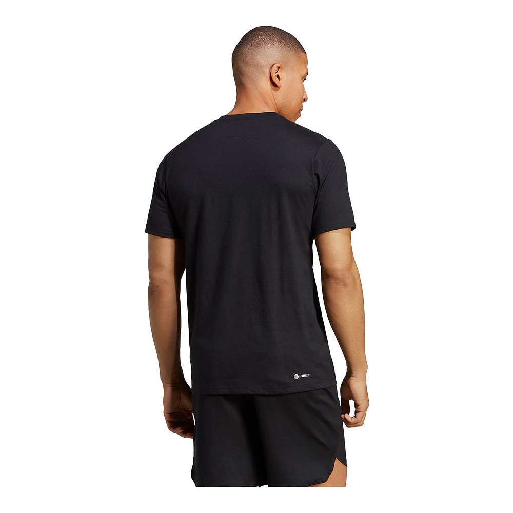 adidas Men's Extended TR 3 Bar Logo T Shirt