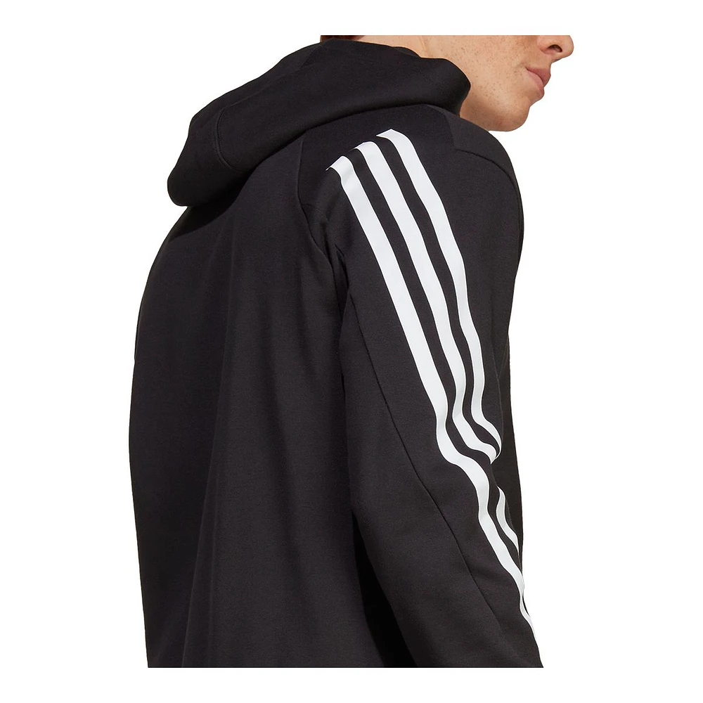 adidas Men's Sportswear FI 3-Stripe Pullover Hoodie