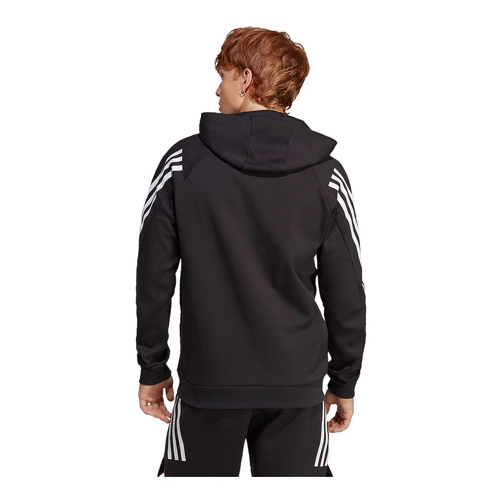 adidas Men's Sportswear FI 3-Stripe Pullover Hoodie