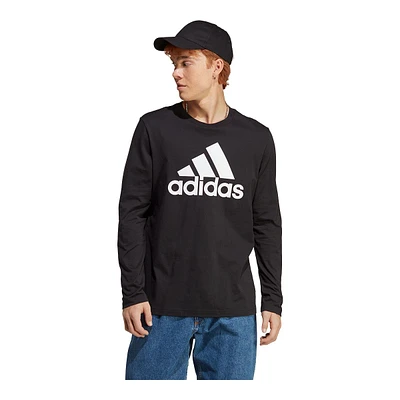 adidas Men's Sportswear Big Logo SJ Long Sleeve T Shirt