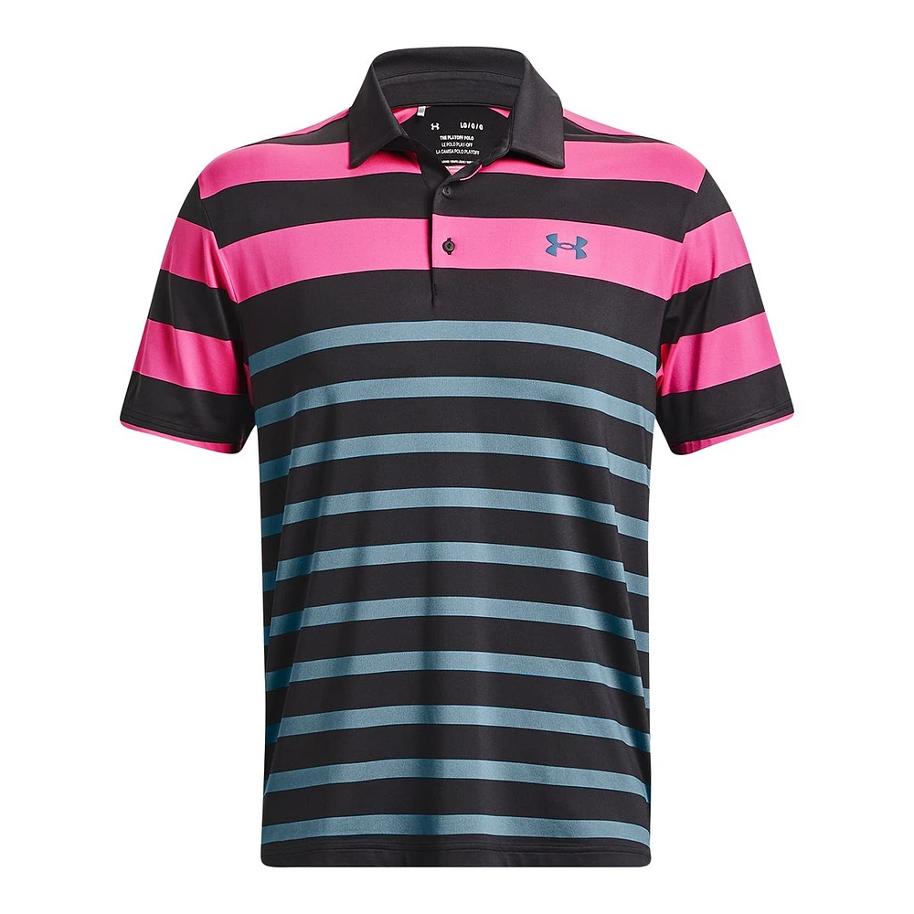 Under Armour Men's Playoff Polo 3.0 Stripe T Shirt