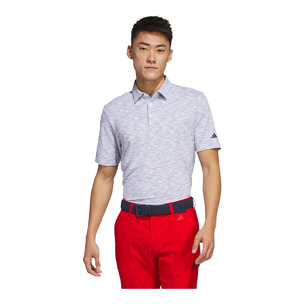 adidas Golf Men's Versatile Textured Polo T Shirt