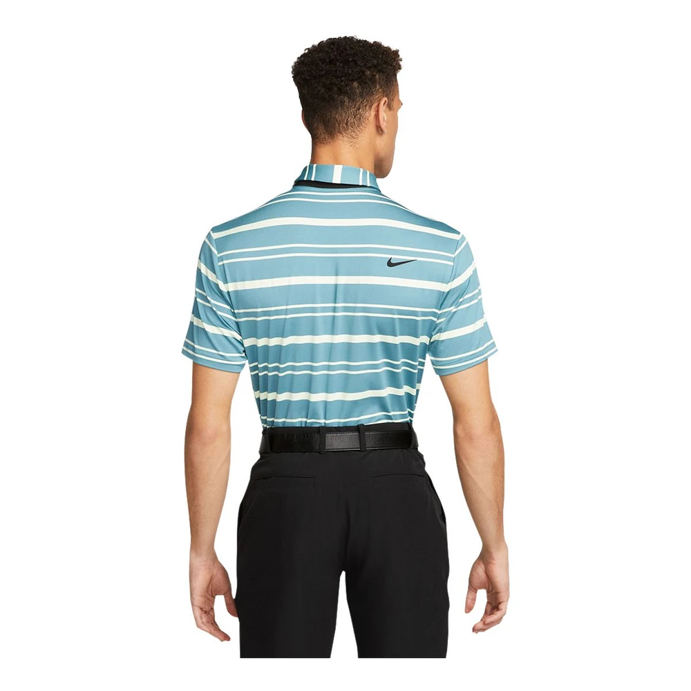 Nike Golf Men's Dri-FIT Tour Stripe Polo T Shirt