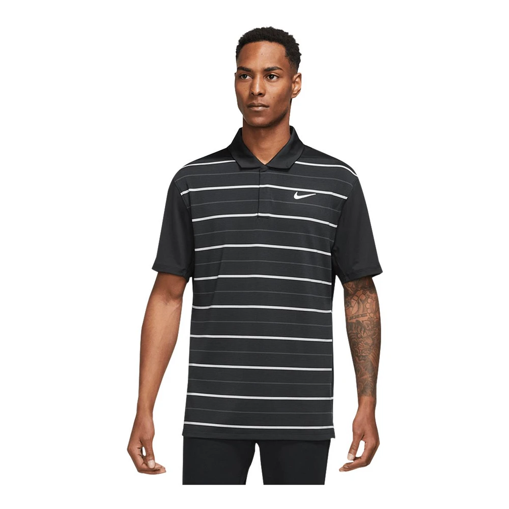 Nike Golf Men's Tiger Wood Dri-FIT Stripe Polo T Shirt