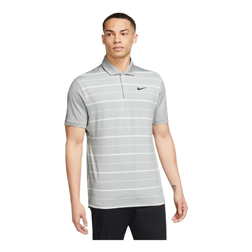 Nike Golf Men's Tiger Wood Dri-FIT Stripe Polo T Shirt