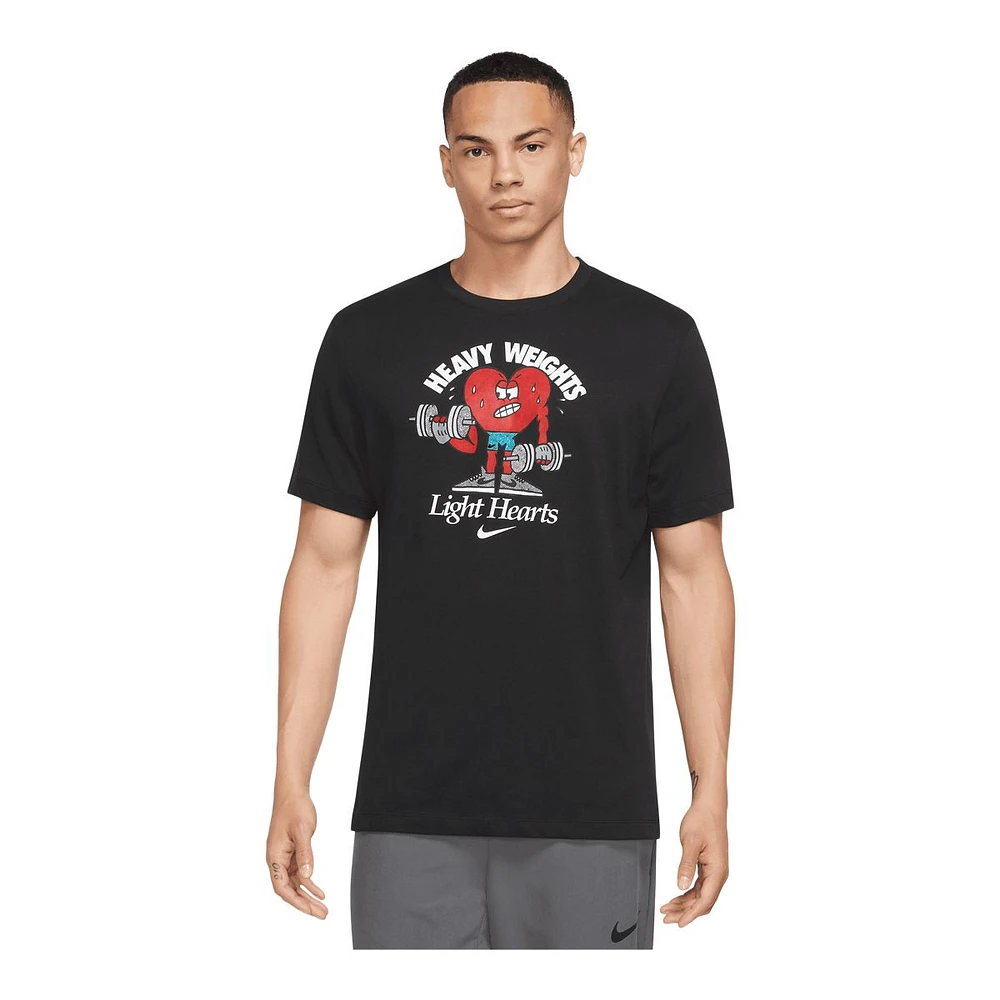 Nike Men's Dri-FIT Heart Humor T Shirt