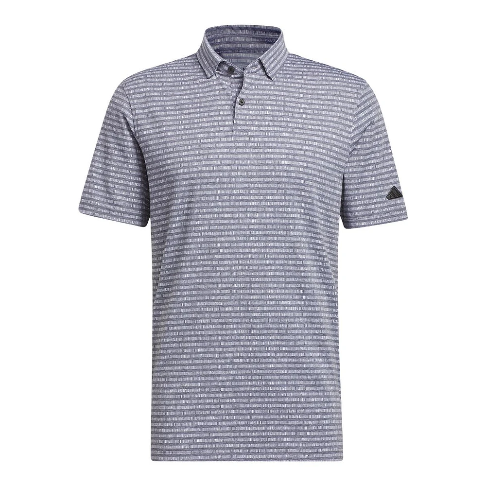 adidas Golf Men's Go-To Stripe Polo T Shirt